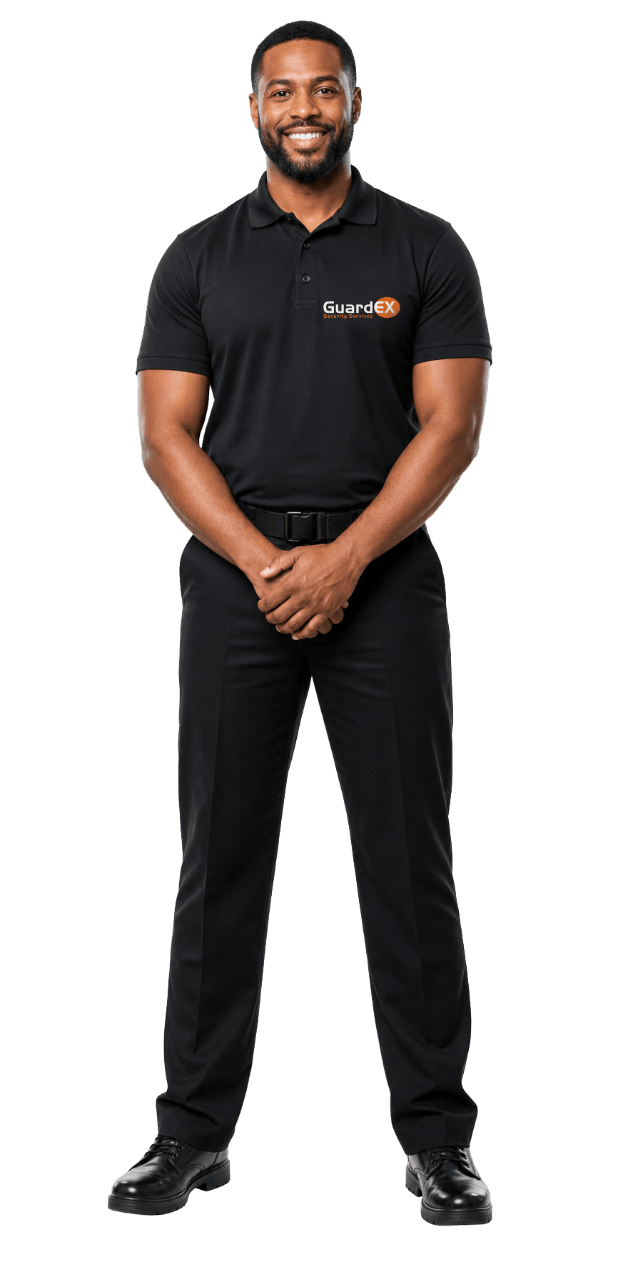 Smiling GuardEX security officer