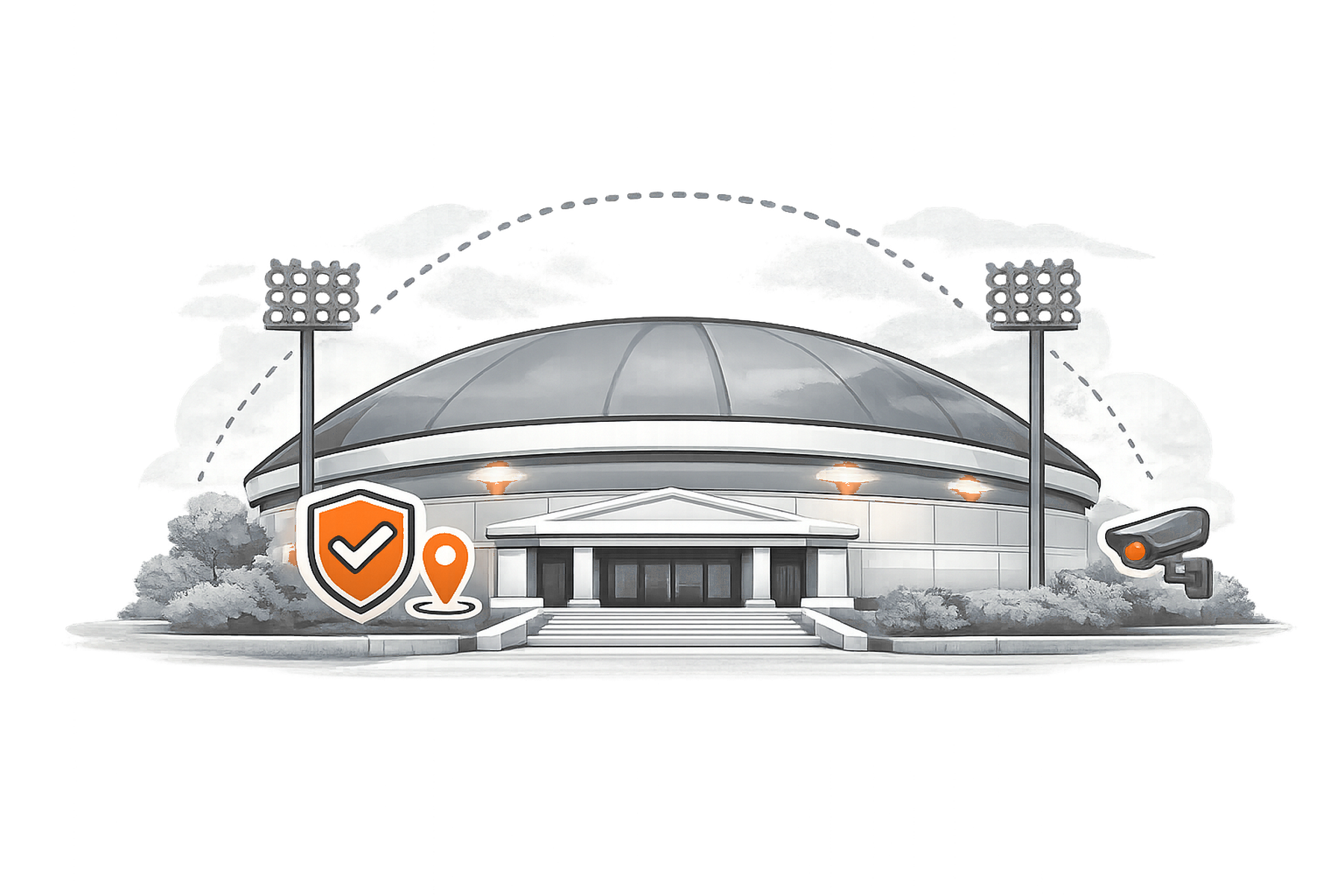 Arena Security overview illustration