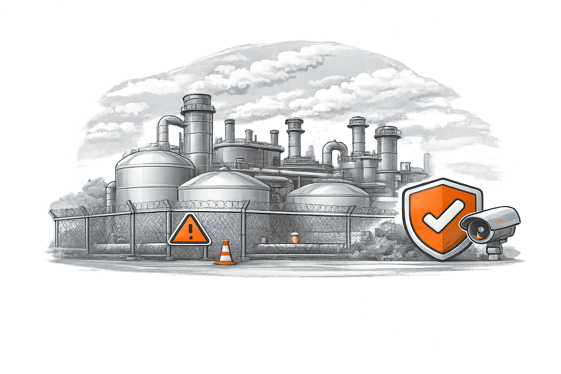 Chemical Plant Security overview illustration
