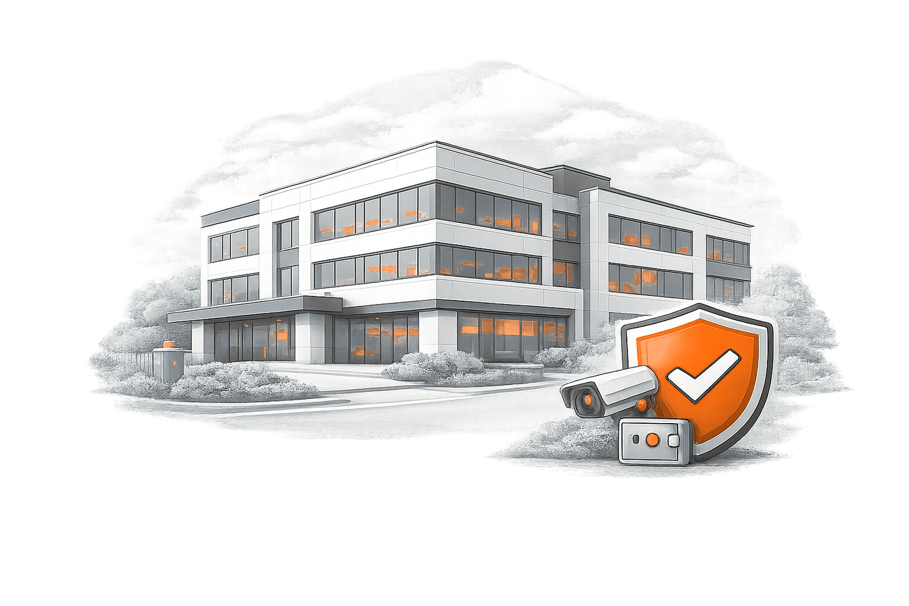 Corporate Security overview illustration