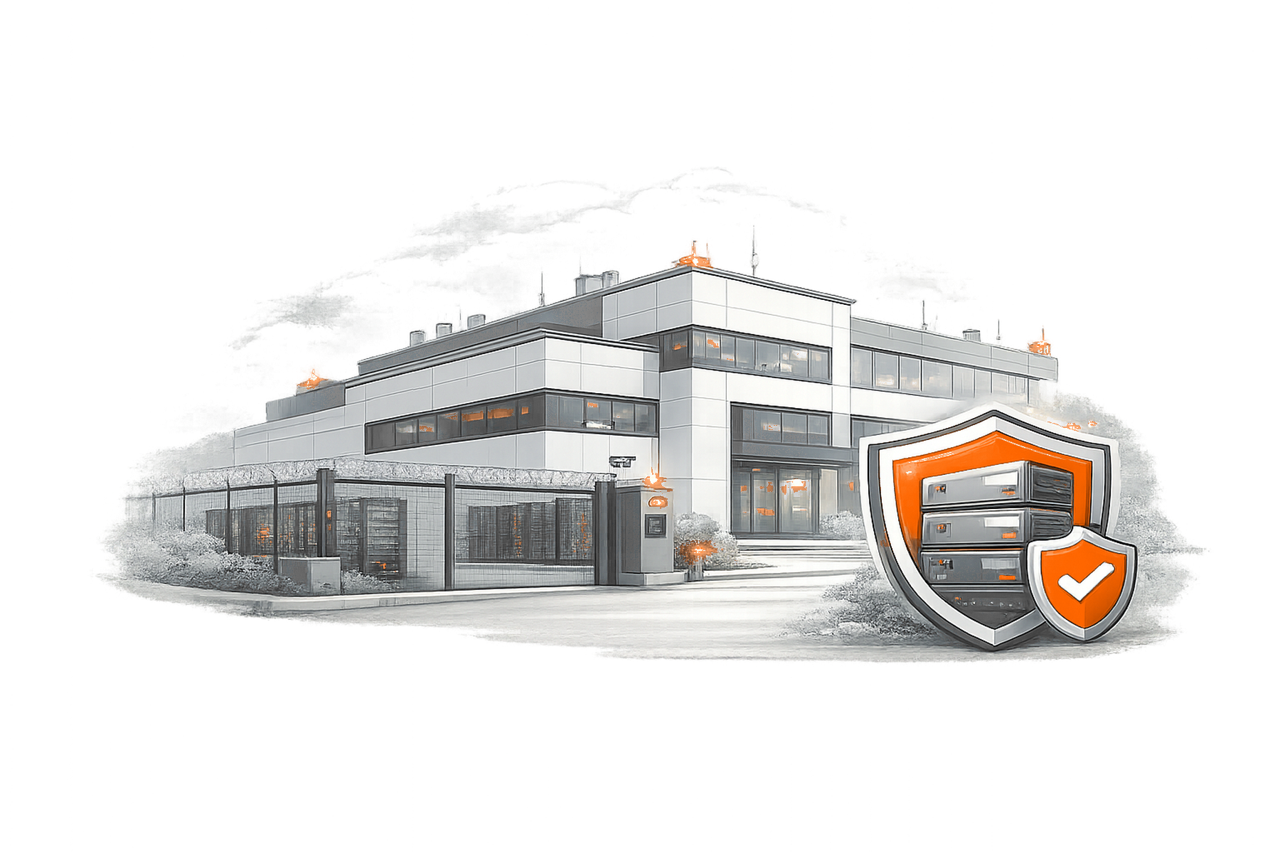 Data Center Security overview illustration