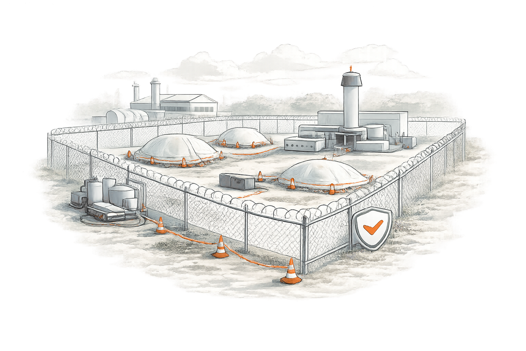 Environmental Remediation Site Security overview illustration