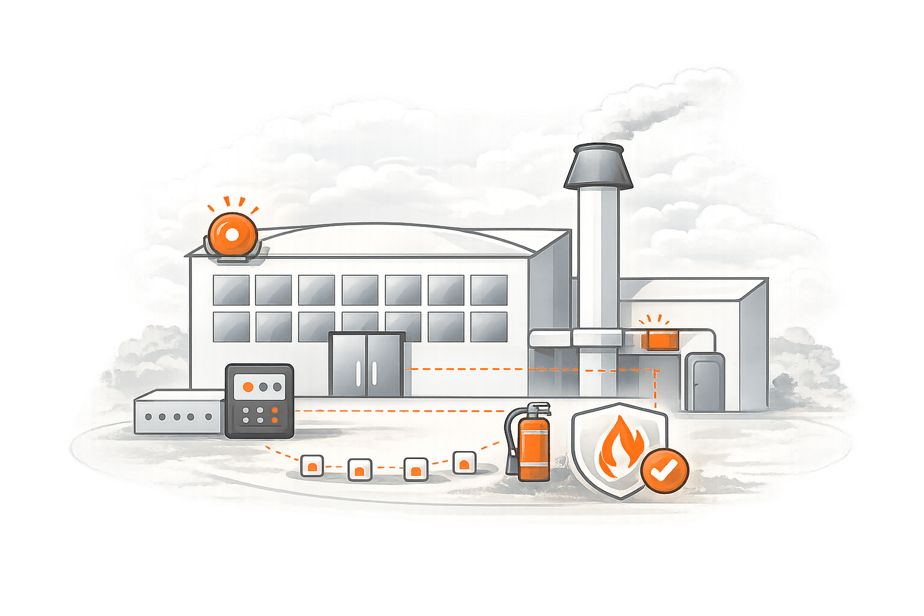 Fire Watch Security overview illustration