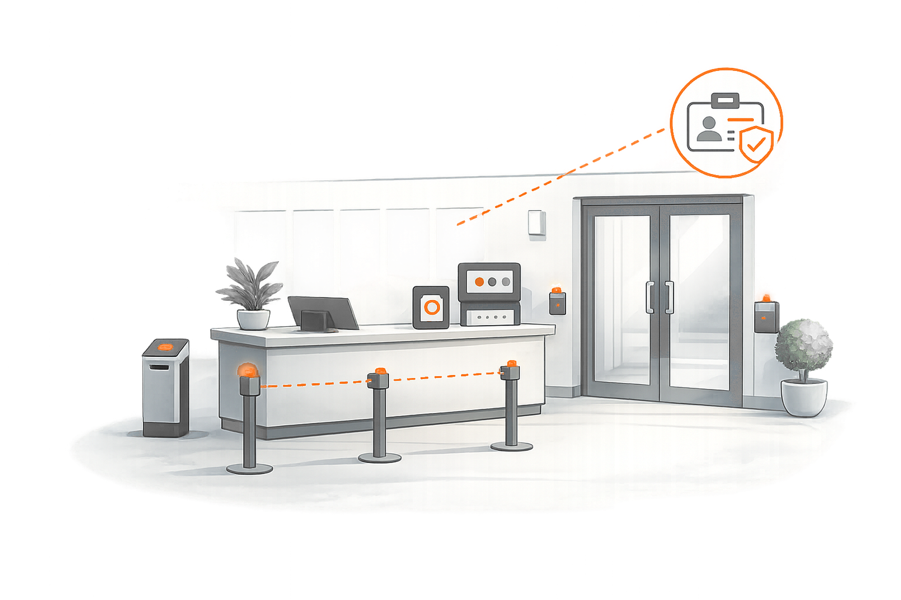 Front Desk Security overview illustration