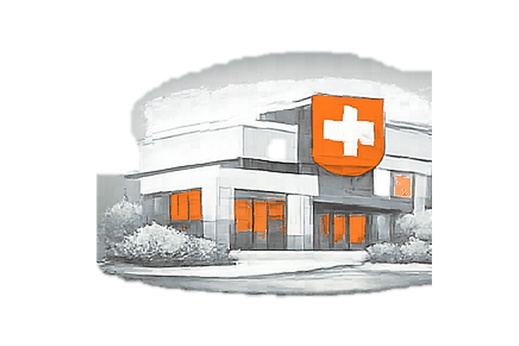 Healthcare Facility Security overview illustration