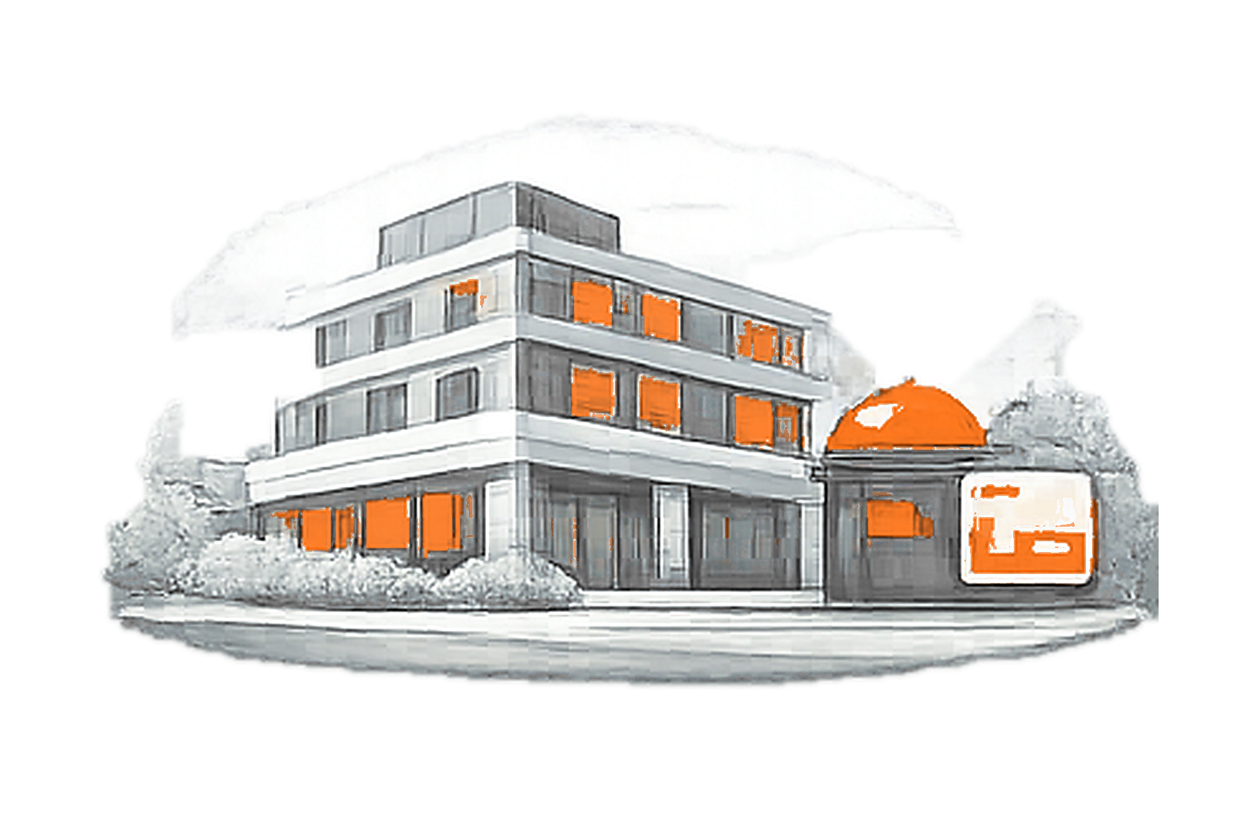 Hotel Security overview illustration