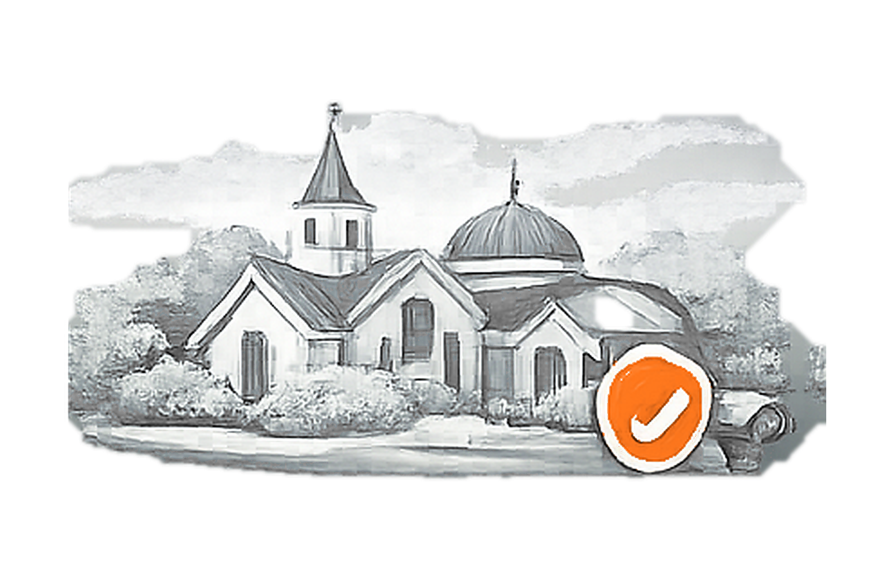 Houses of Worship Security overview illustration