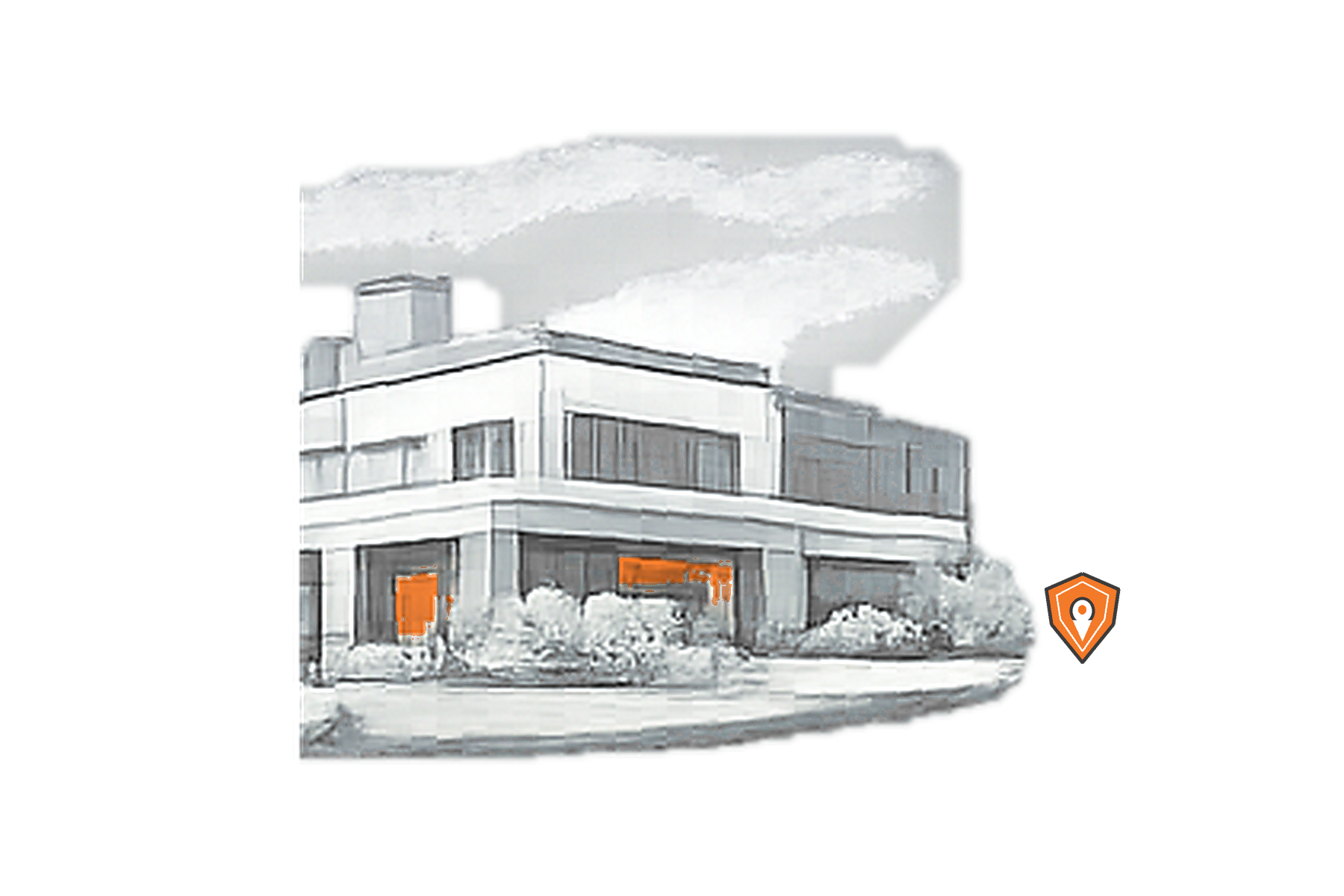 Industrial Park Security overview illustration