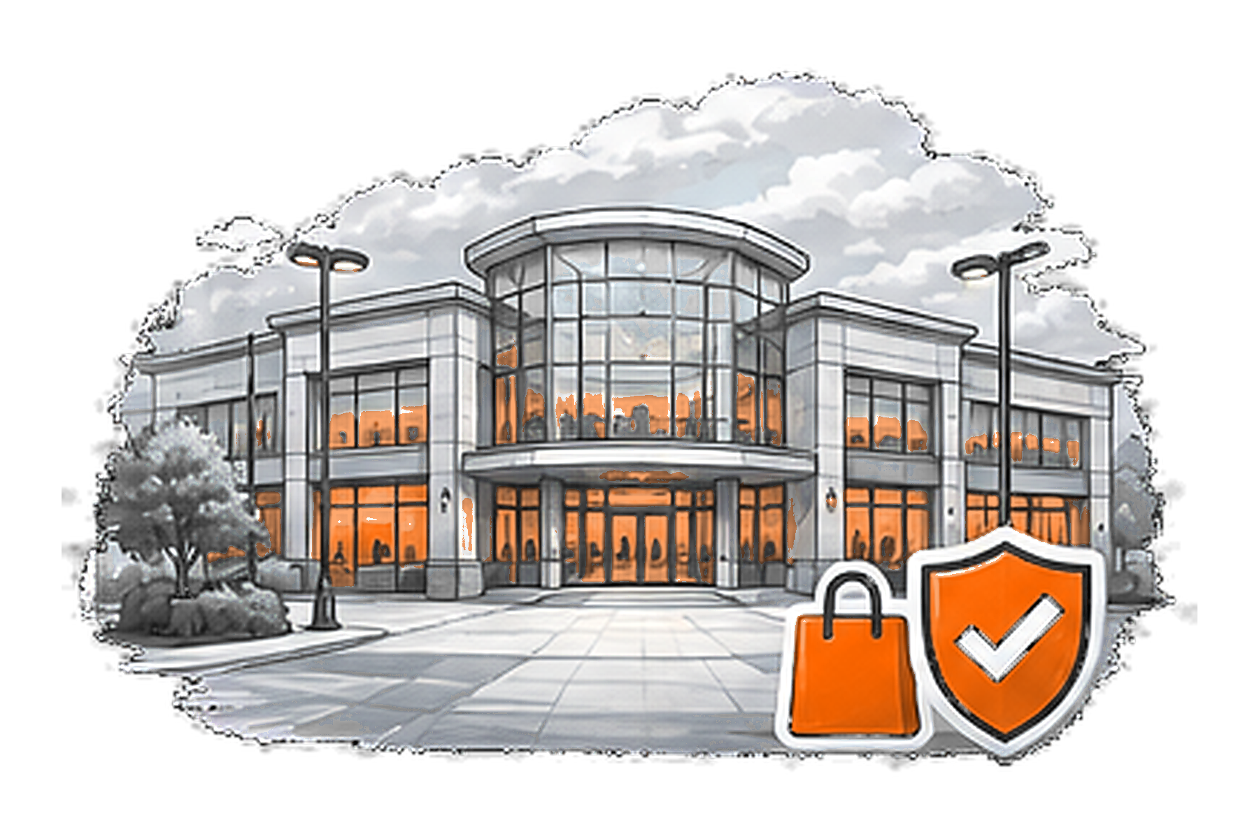 Mall Security overview illustration