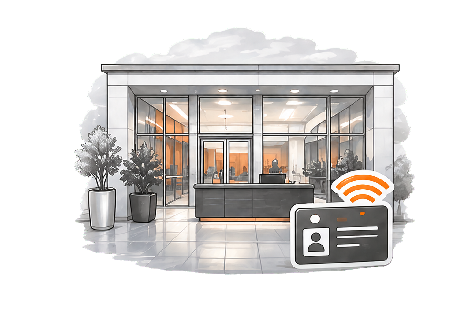 Office Security overview illustration