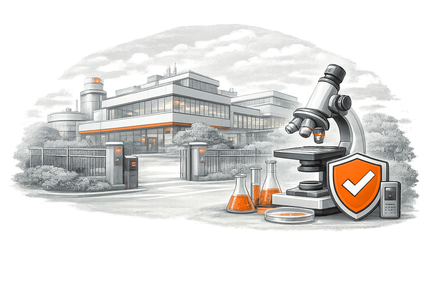 Research Laboratory Security overview illustration