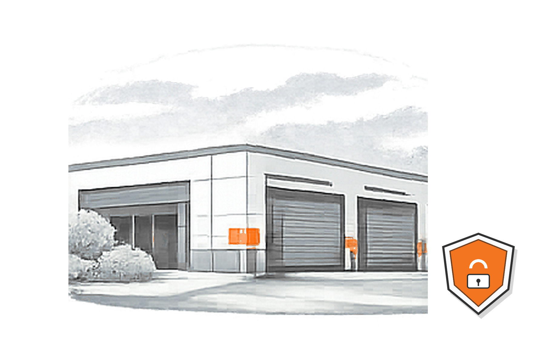 Self-Storage Security overview illustration