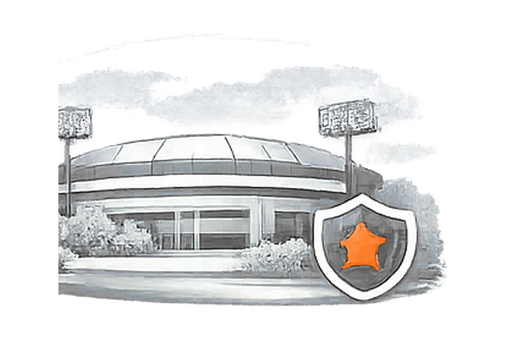 Stadium Security overview illustration