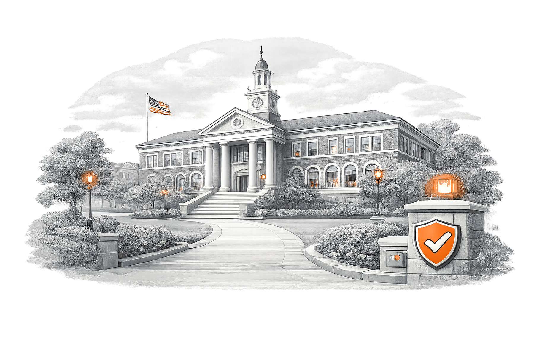 University Security overview illustration