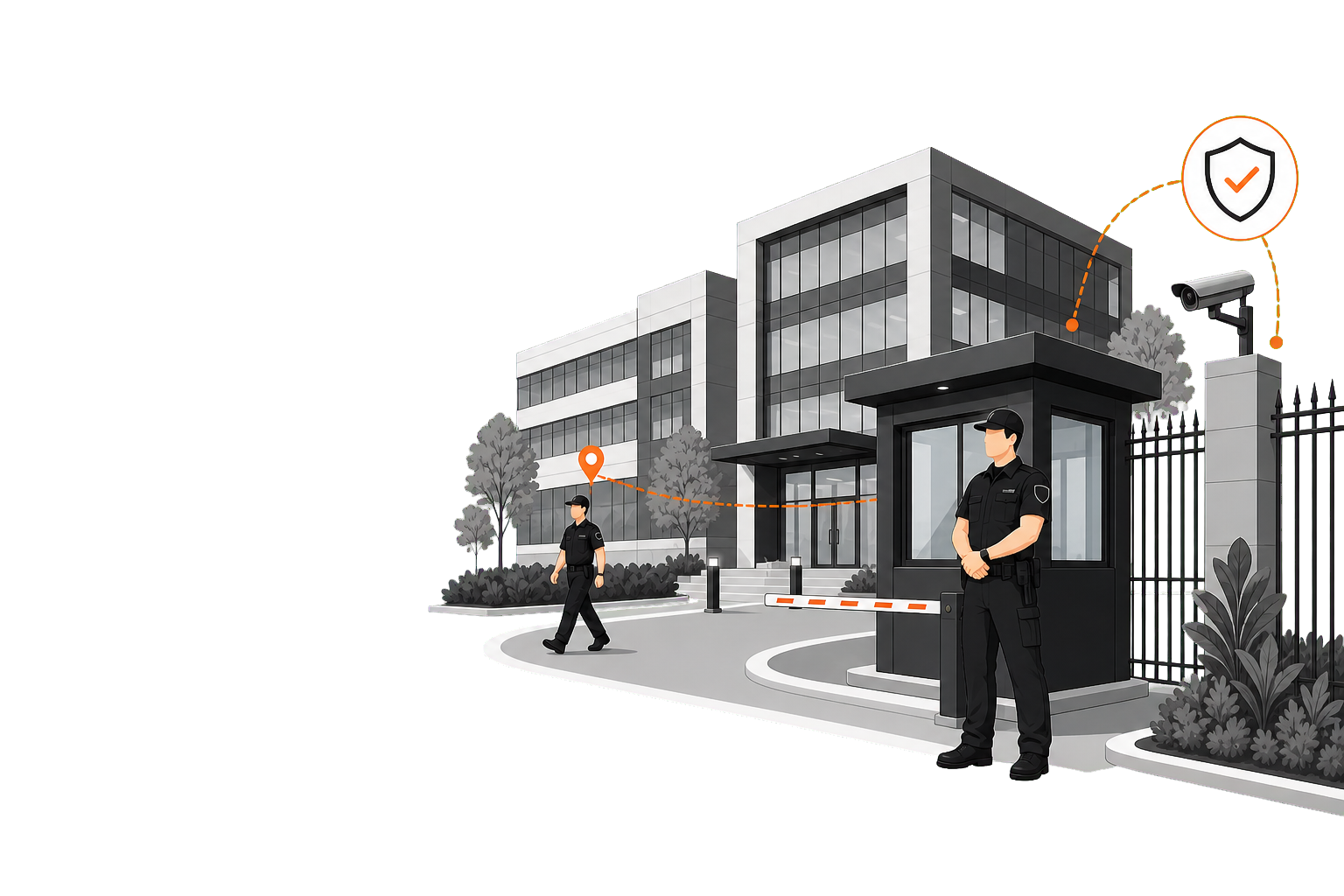 Security Guards overview illustration